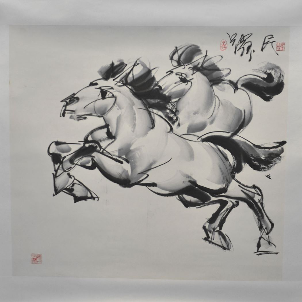 品名 | 马   材质 | 纸本设色
                                规格 | 97x90cm &nbsp;&nbsp; 年份 | 国画