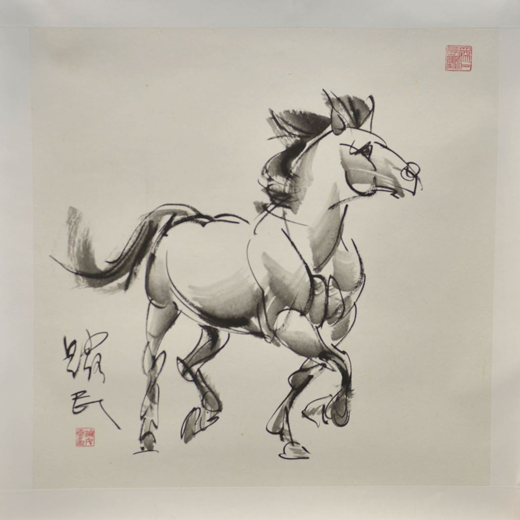 品名 | 马   材质 | 纸本设色
                                规格 | 68x68cm &nbsp;&nbsp; 年份 | 国画