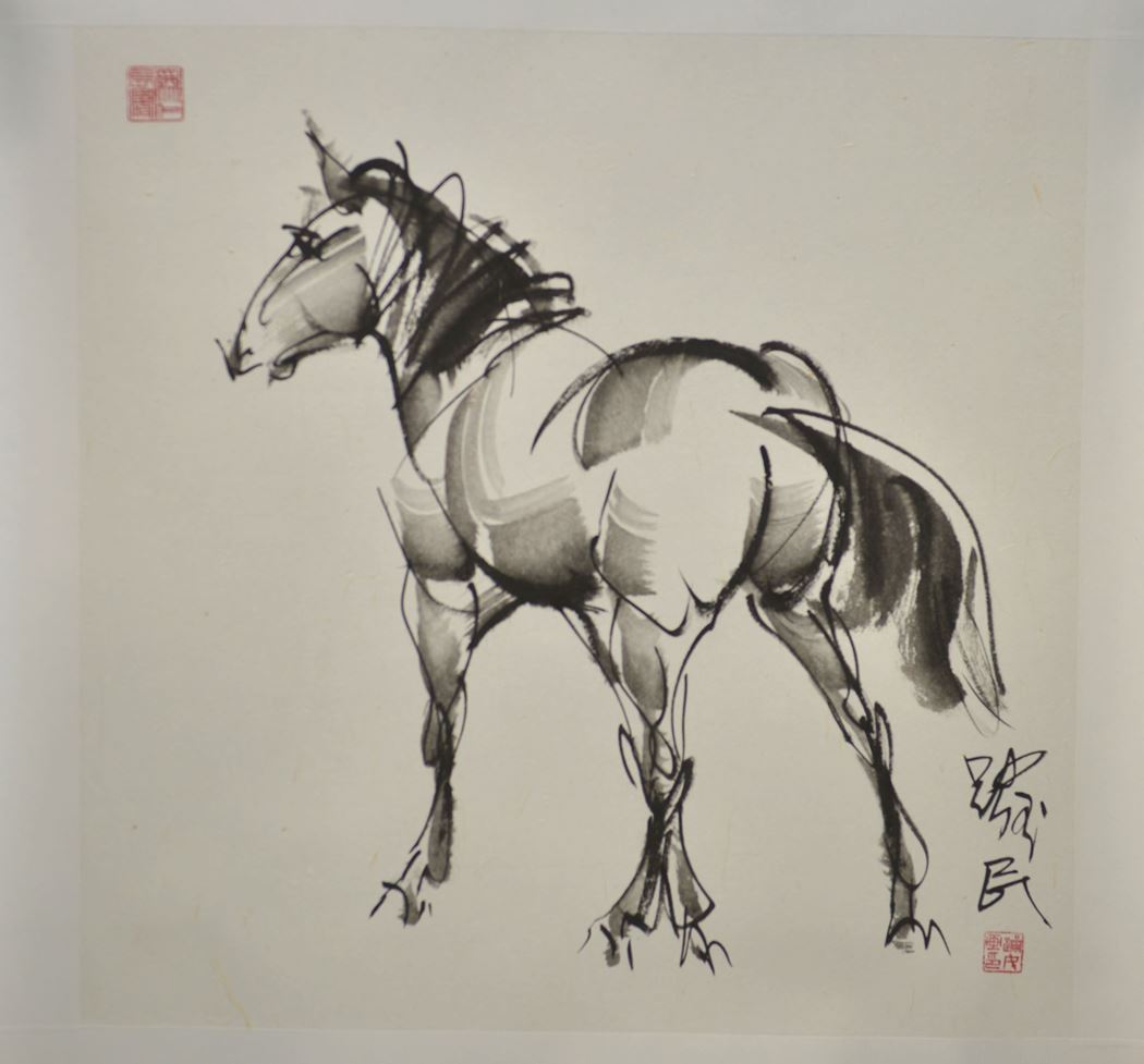 品名 | 马   材质 | 纸本设色
                                规格 | 68x68cm &nbsp;&nbsp; 年份 | 国画
