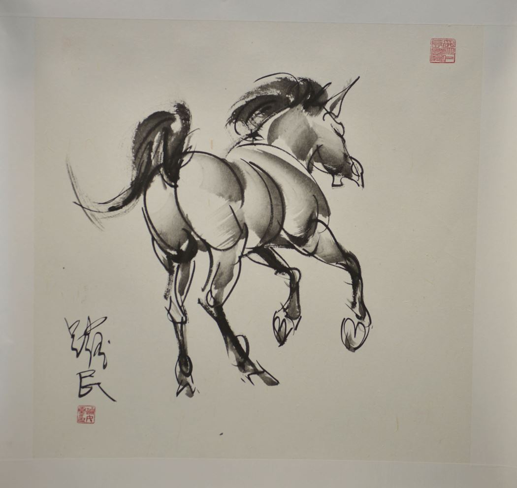 品名 | 马   材质 | 纸本设色
                                规格 | 68x68cm &nbsp;&nbsp; 年份 | 国画