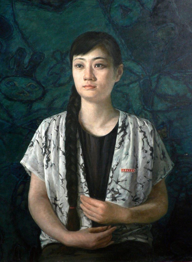 品名 | 青年女教师   材质 | 亚麻 油彩
                                规格 | 100x80cm &nbsp;&nbsp; 年份 |