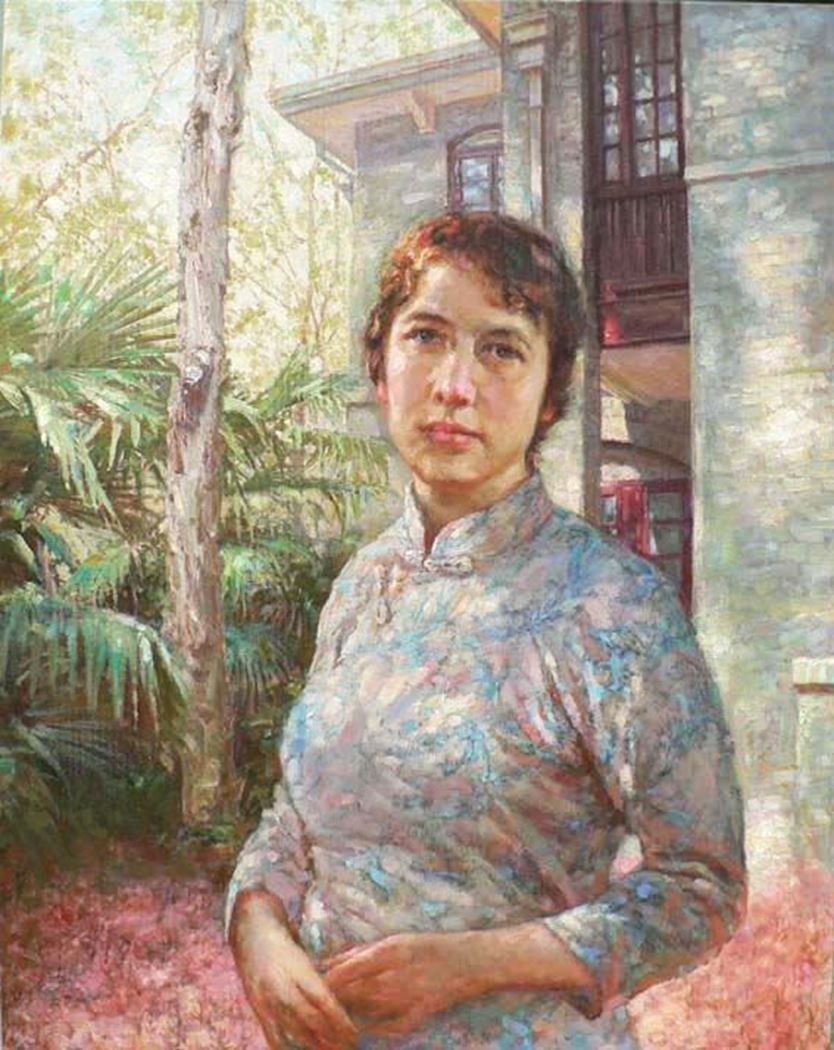 品名 | 赛珍珠-在中国的日子   材质 | 亚麻 油彩
                                规格 | 100x80cm &nbsp;&nbsp; 年份 |