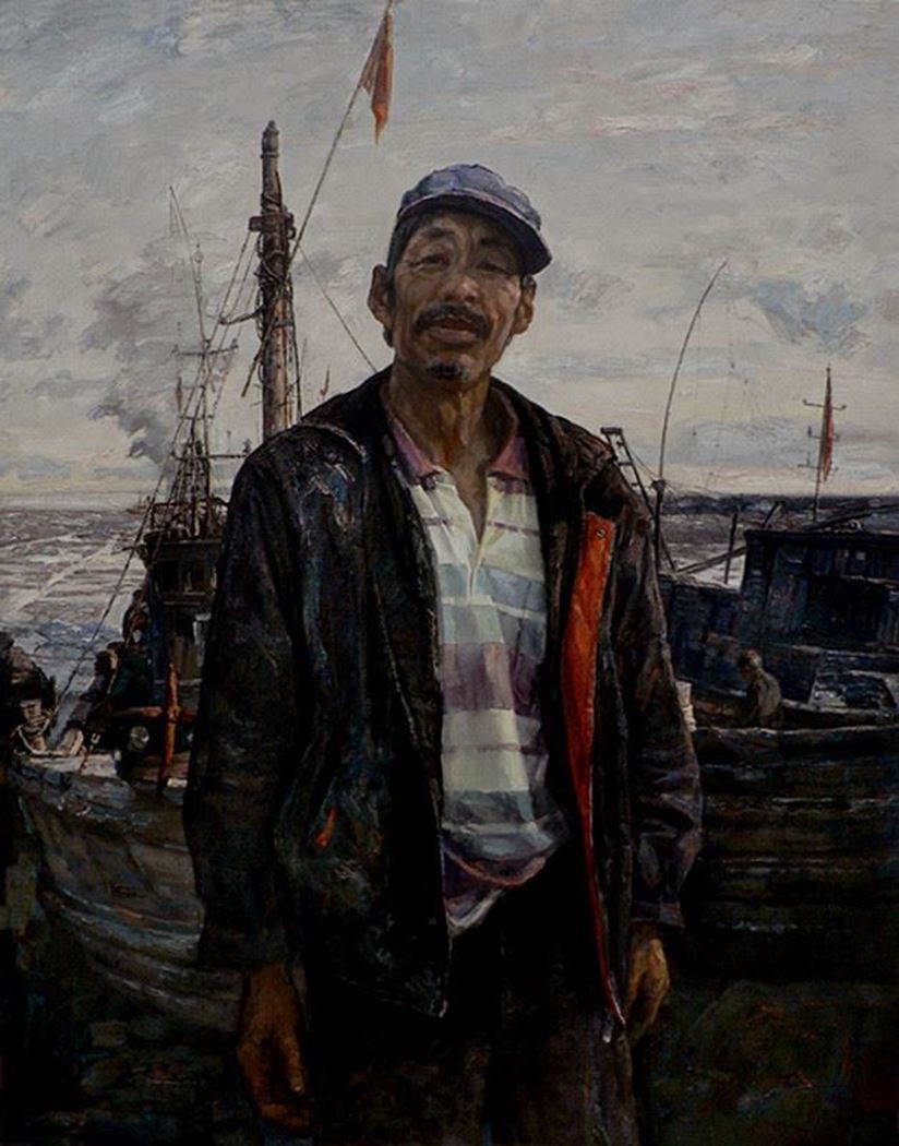 品名 | 海魂   材质 | 亚麻 油彩
                                规格 | 188x148cm &nbsp;&nbsp; 年份 |