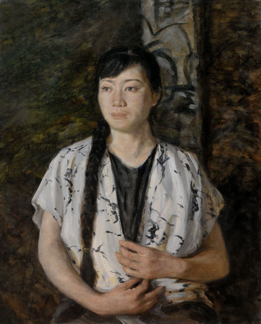 品名 | 夫人肖像   材质 | 亚麻 油彩
                                规格 | 50x60cm &nbsp;&nbsp; 年份 |