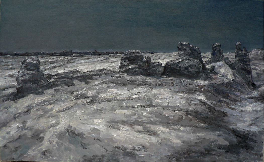 品名 | 《亘古》系列之五   材质 | 亚麻 油彩
                                规格 | 146x90cm &nbsp;&nbsp; 年份 |