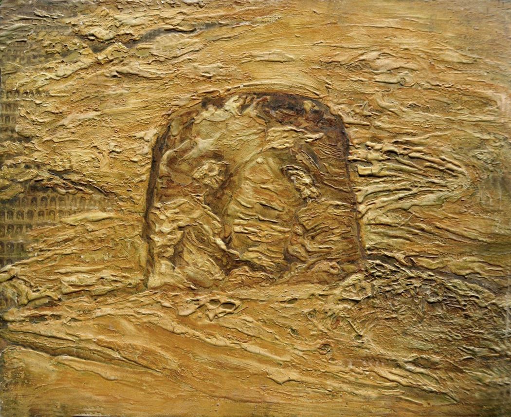 品名 | 《亘古》系列之一   材质 | 亚麻 油彩
                                规格 | 100x80cm &nbsp;&nbsp; 年份 |