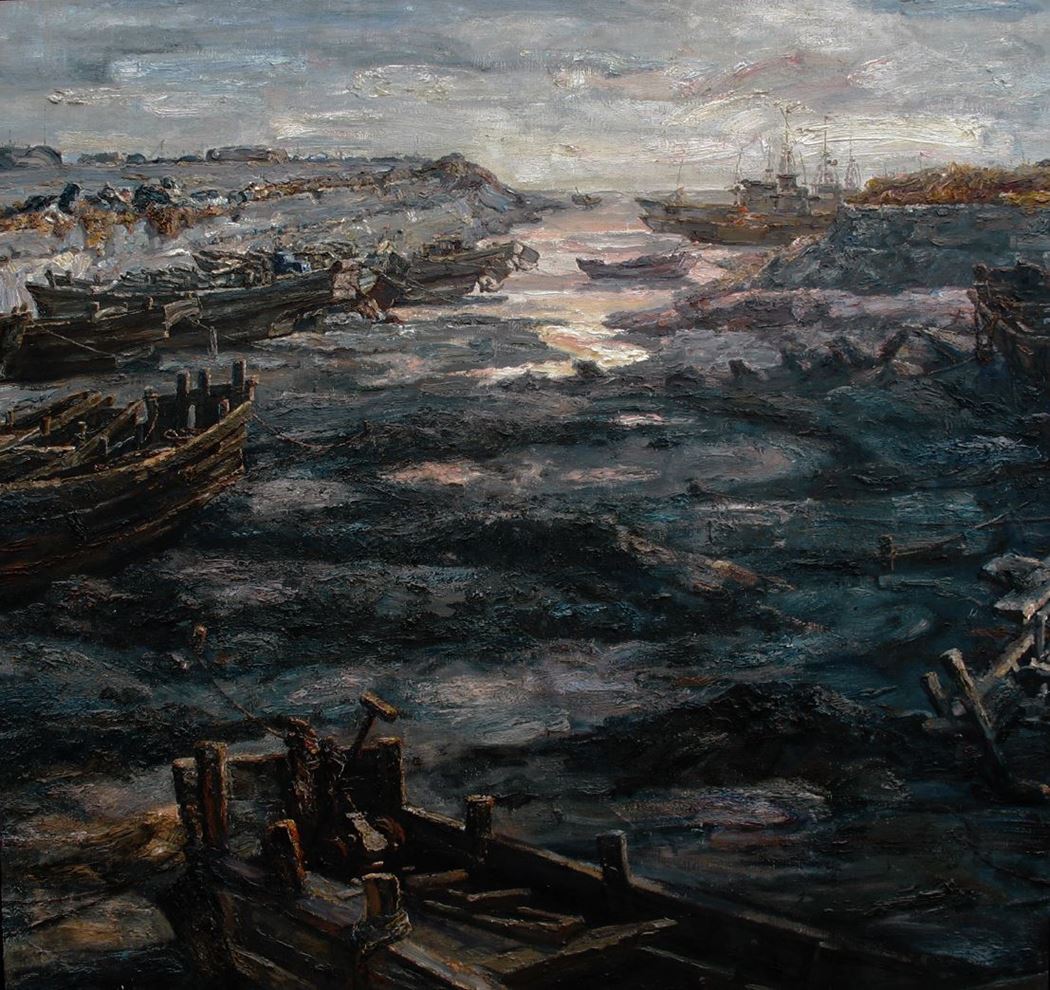 品名 | 海   材质 | 亚麻 油彩
                                规格 | 180x190cm &nbsp;&nbsp; 年份 |