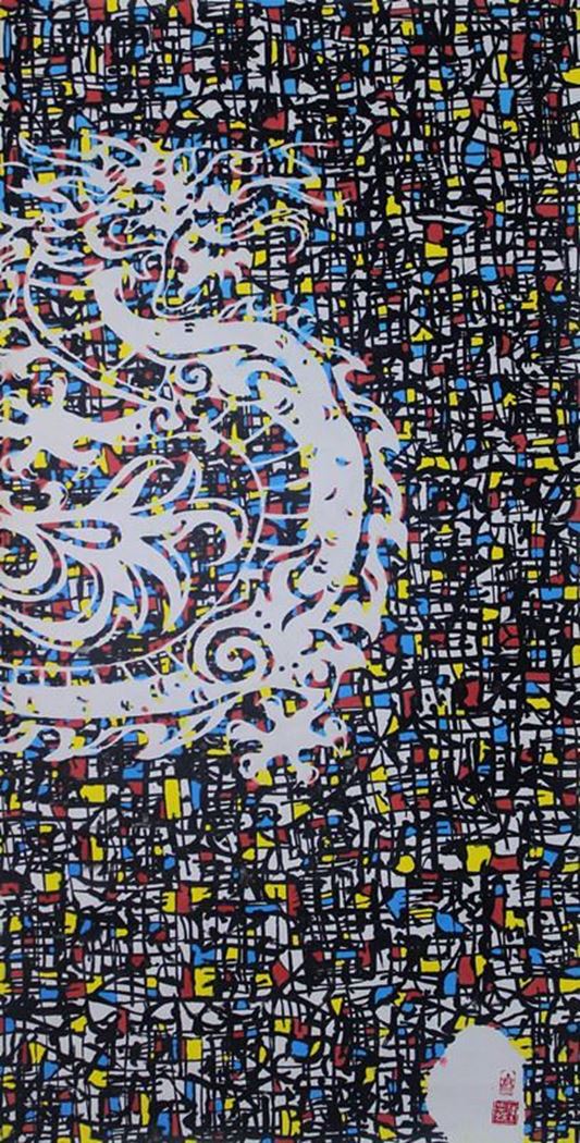 品名 | 存在·印记2   材质 | 纸本水墨
                                规格 | 136X68cm &nbsp;&nbsp; 年份 | 2015