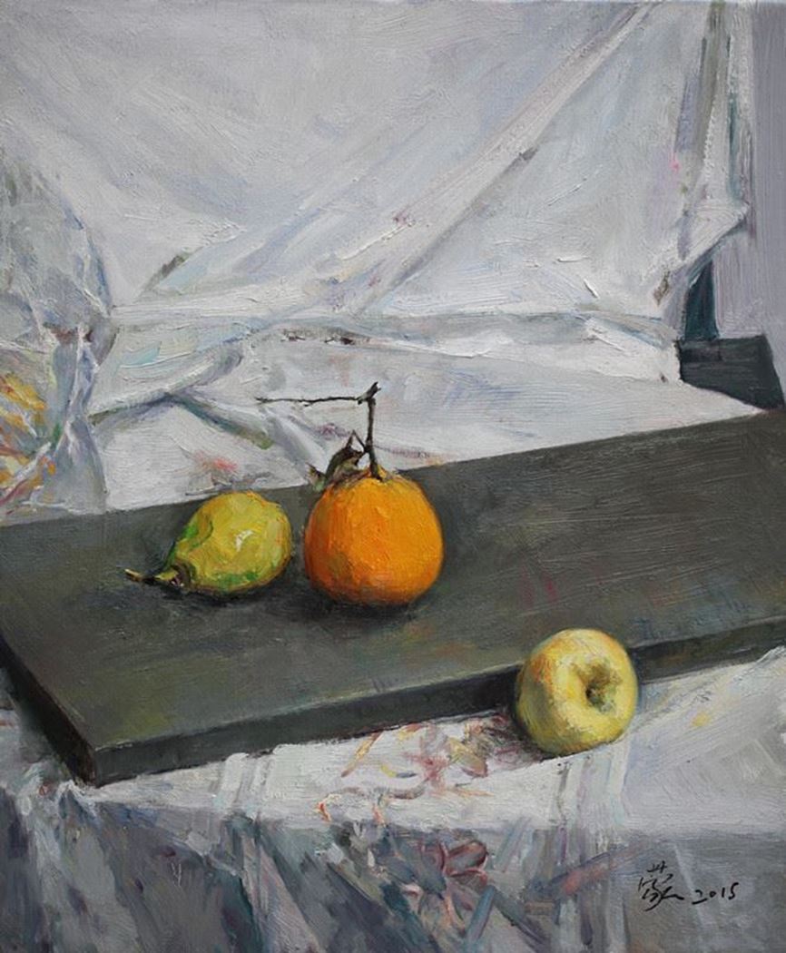 品名 | 只是物象-1   材质 | 亚麻 油彩
                                规格 | 60X50cm &nbsp;&nbsp; 年份 |