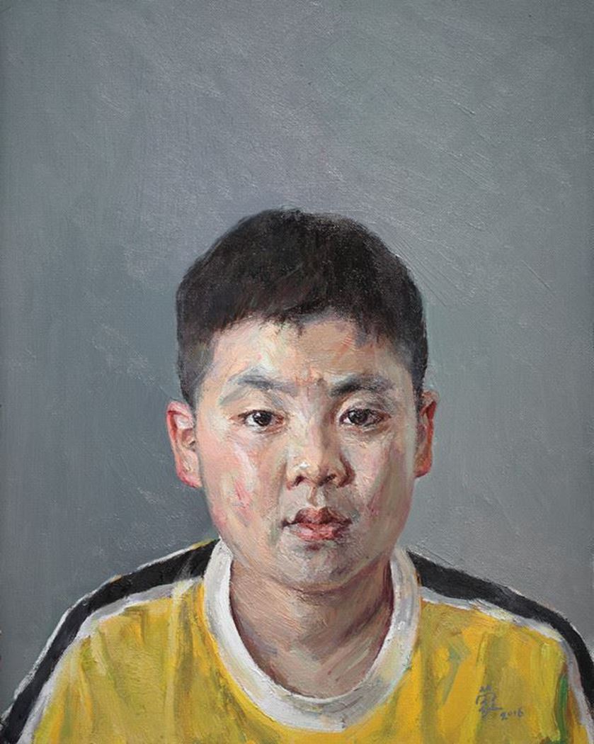 品名 | 郁闷的儿子   材质 | 亚麻 油彩
                                规格 | 60X50cm &nbsp;&nbsp; 年份 |
