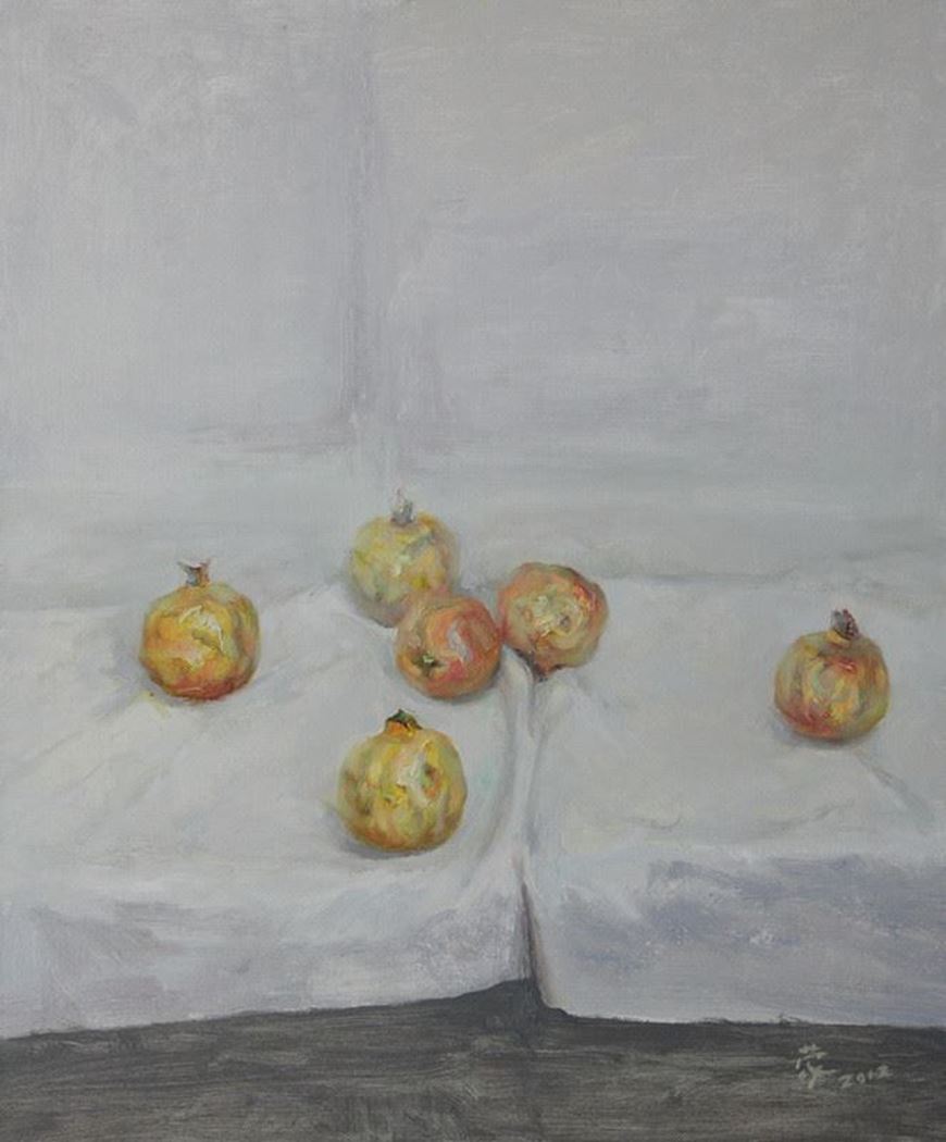 品名 | 物之惑---1   材质 | 亚麻 油彩
                                规格 | 60X50cm &nbsp;&nbsp; 年份 |
