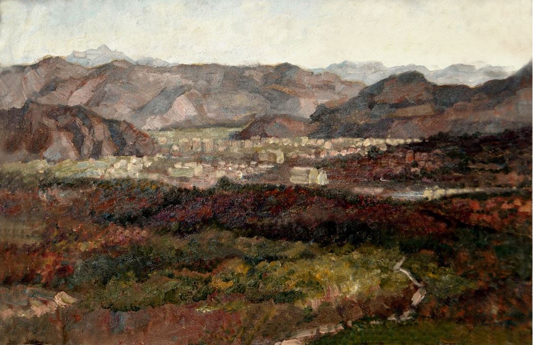 品名 | 避暑山庄秋景2   材质 | 油画
                                规格 | 50x60cm &nbsp;&nbsp; 年份 |