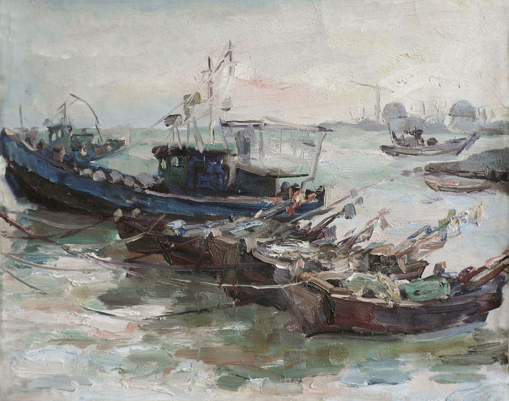 品名 | 海之晨   材质 | 油画
                                规格 | 50x60cm &nbsp;&nbsp; 年份 |