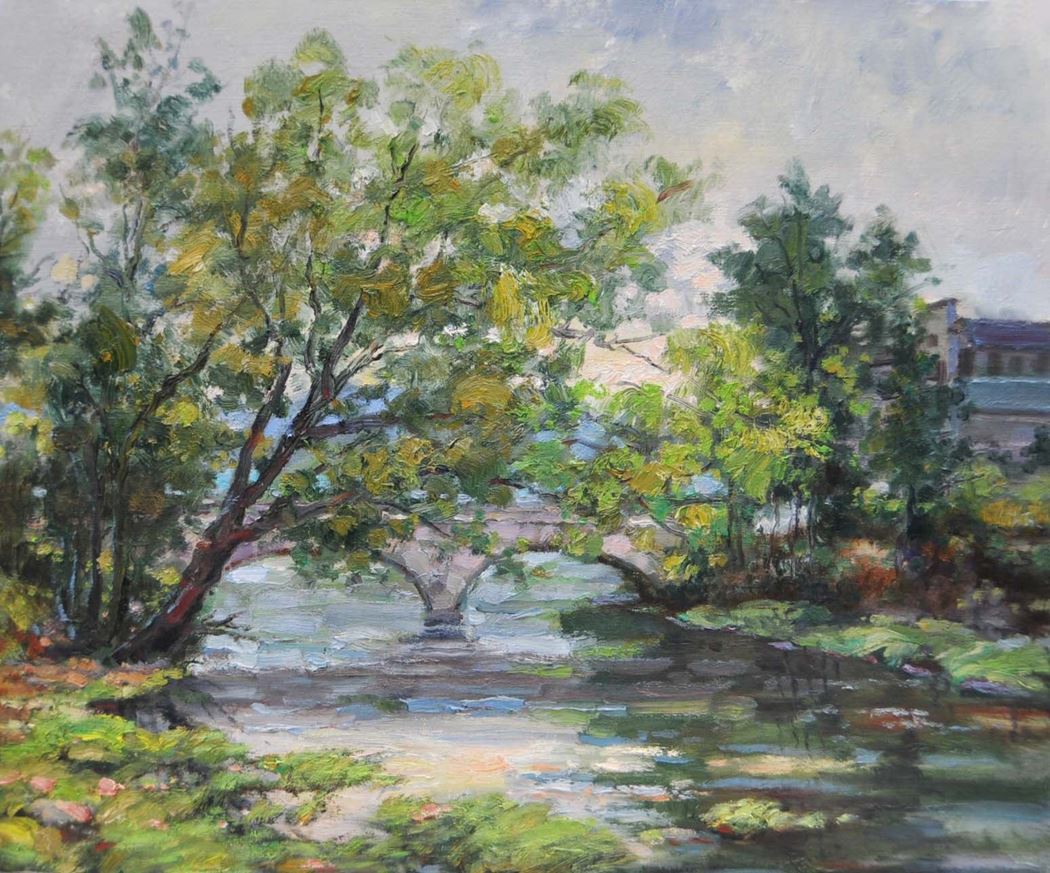 品名 | 宏村春景3   材质 | 油画
                                规格 | 50x60cm &nbsp;&nbsp; 年份 |