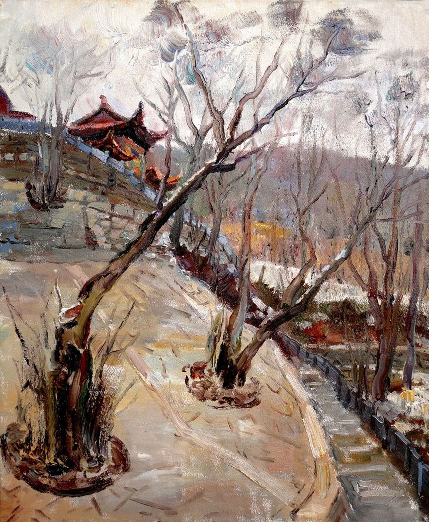品名 | 皇藏峪冬景1   材质 | 油画
                                规格 | 50x60cm &nbsp;&nbsp; 年份 |
