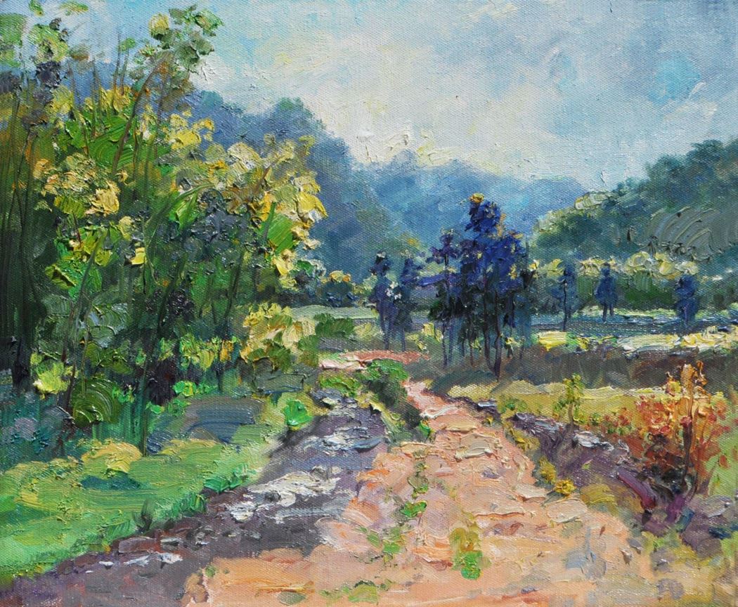 品名 | 黄田春景1   材质 | 油画
                                规格 | 50x60cm &nbsp;&nbsp; 年份 |
