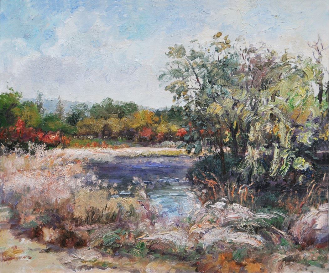 品名 | 明孝陵秋景1   材质 | 油画
                                规格 | 50x60cm &nbsp;&nbsp; 年份 |