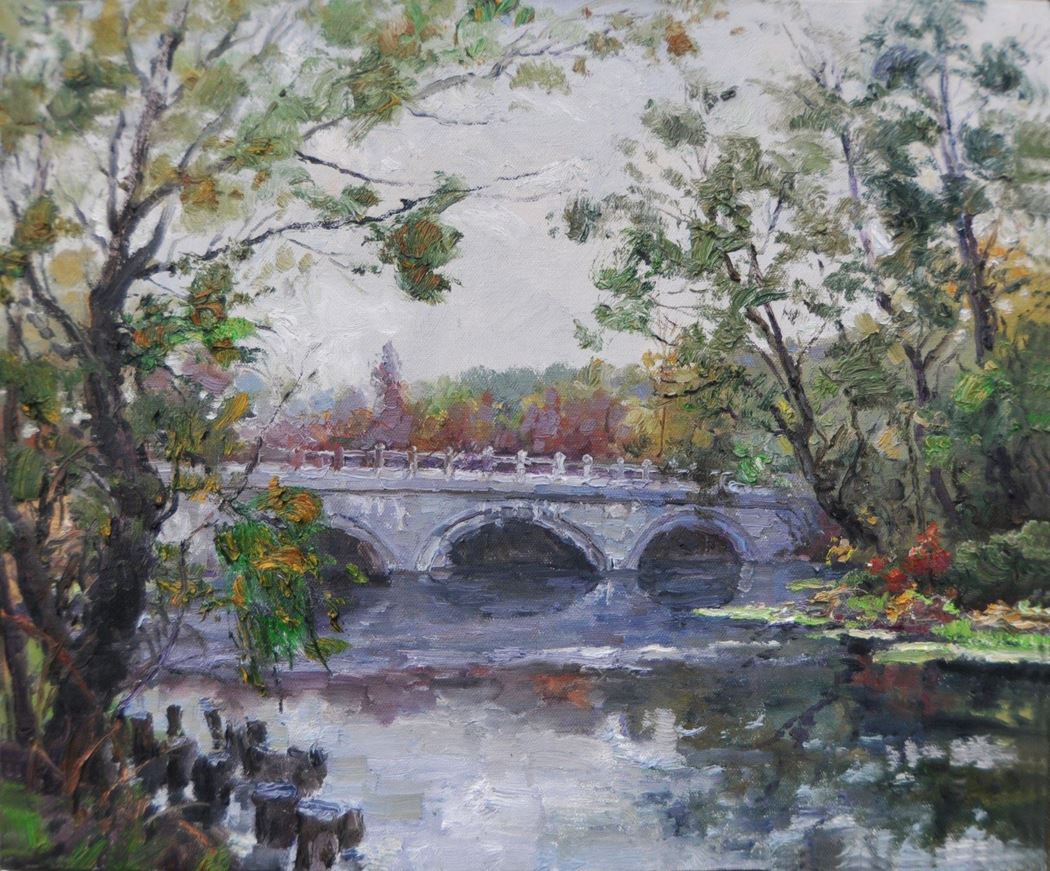 品名 | 中山陵秋景2   材质 | 油画
                                规格 | 50x60cm &nbsp;&nbsp; 年份 |