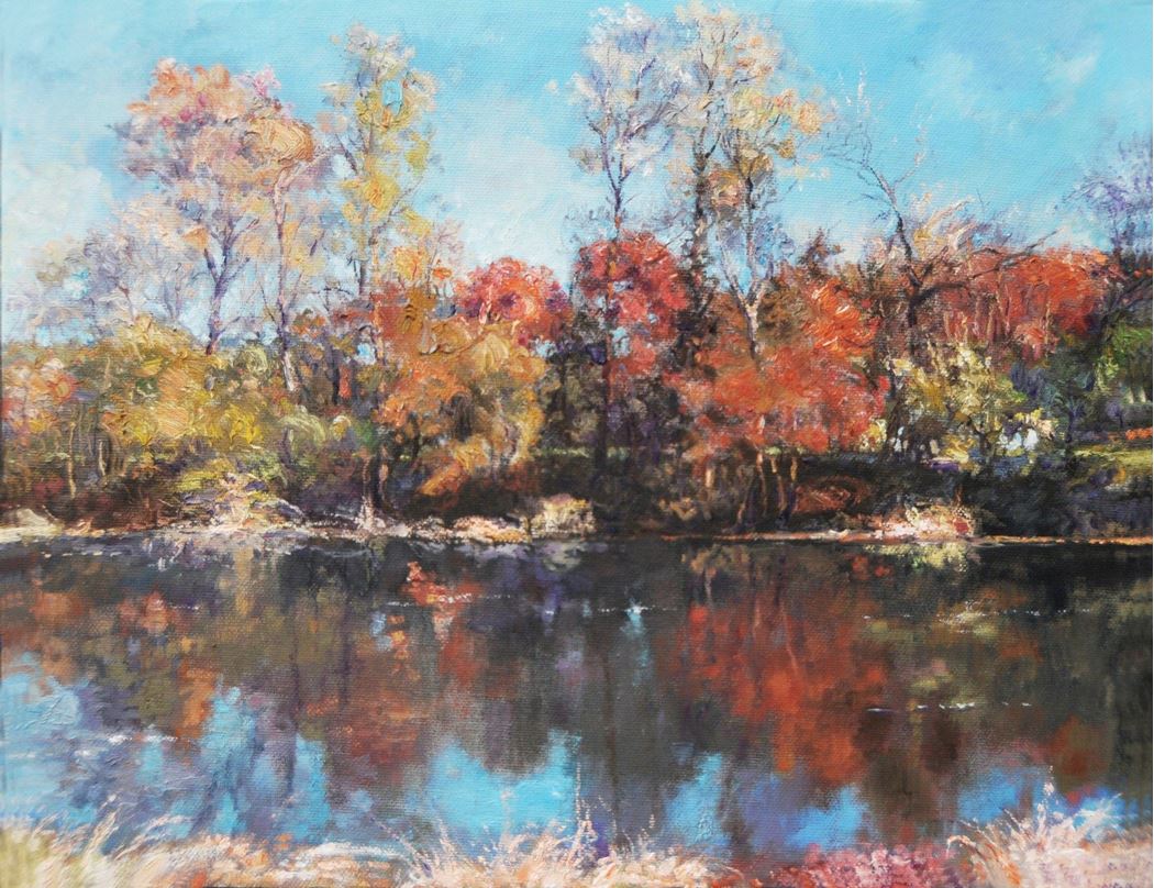 品名 | 中山陵秋景4   材质 | 油画
                                规格 | 50x60cm &nbsp;&nbsp; 年份 |