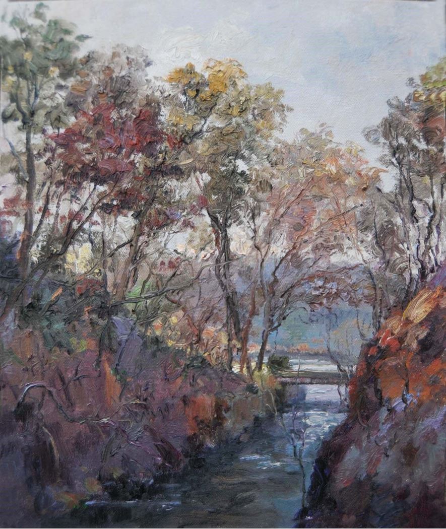 品名 | 紫金山庄秋景1   材质 | 油画
                                规格 | 50x60cm &nbsp;&nbsp; 年份 |