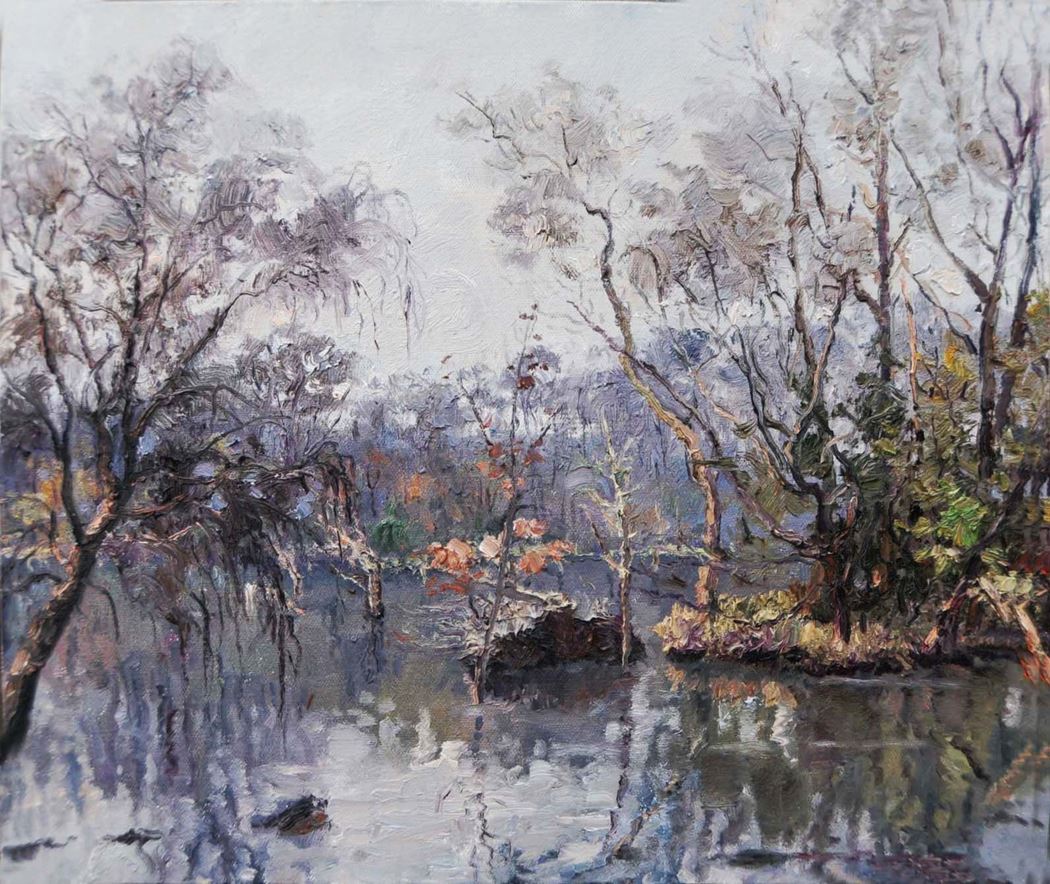 品名 | 紫金山庄秋景3   材质 | 油画
                                规格 | 50x60cm &nbsp;&nbsp; 年份 |