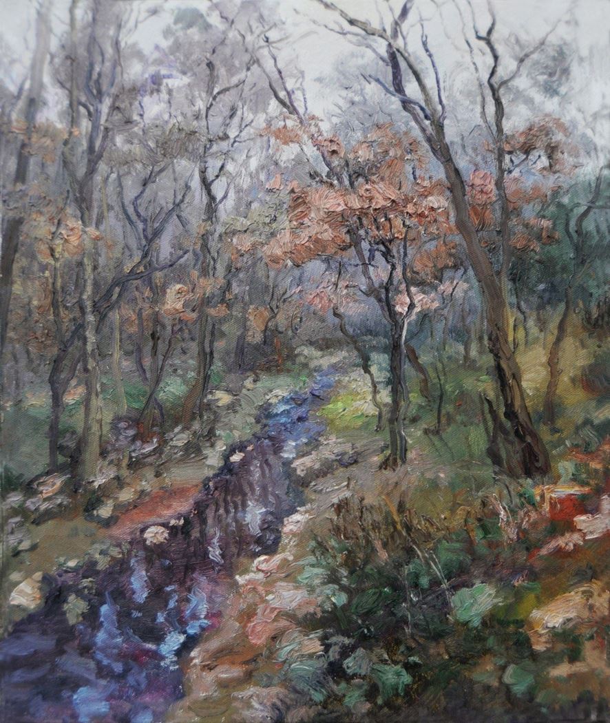 品名 | 紫金山庄秋景5   材质 | 油画
                                规格 | 50x60cm &nbsp;&nbsp; 年份 |