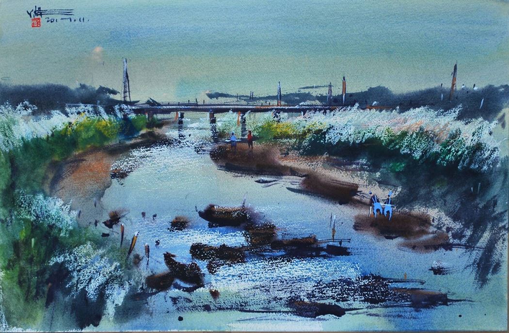 品名 | 芒花秘境   材质 | 水彩纸
                                规格 | 56x35cm &nbsp;&nbsp; 年份 | 2017